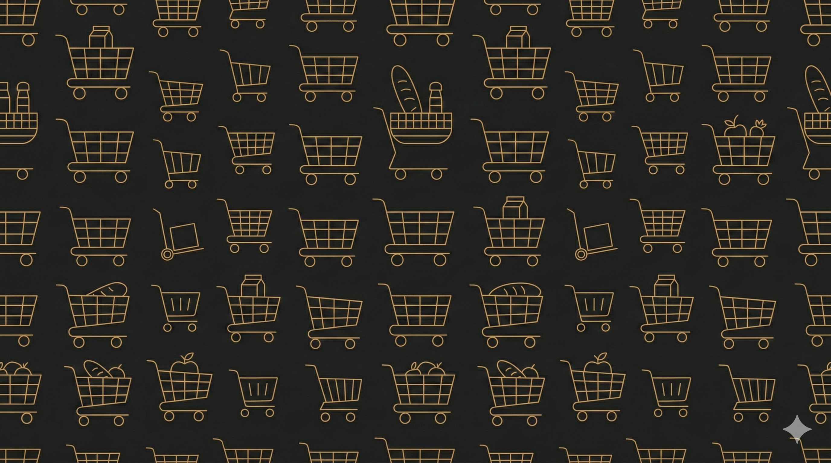 Subtle cart pattern background